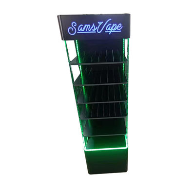 바닥에 장착 된 아크릴 디스플레이 랙 전자 제품용 LED 디스플레이 스탠드